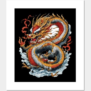 Japanese Dragon Posters and Art